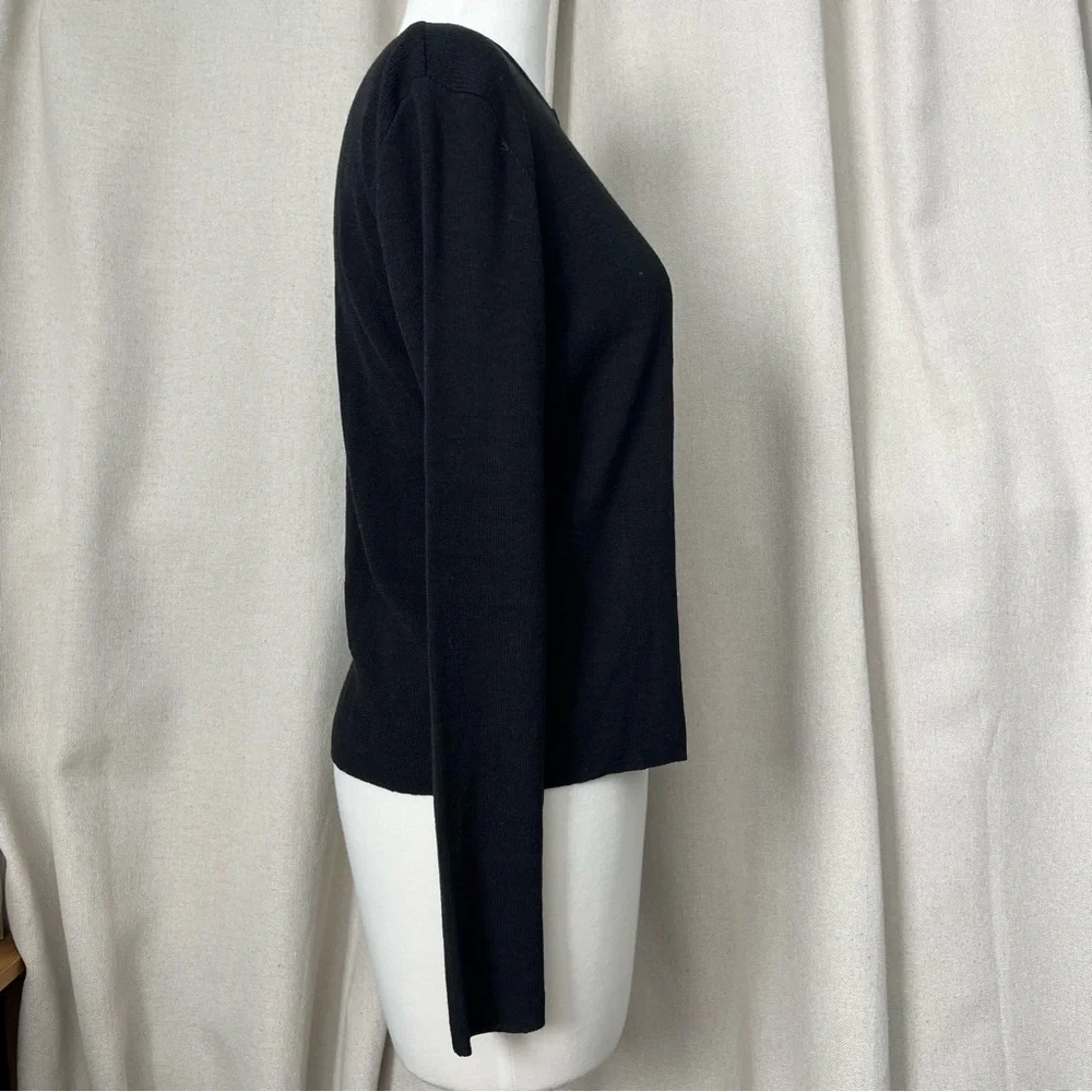 MOSCHINO Jeans Cardigan EU Size 38 US 4 Black